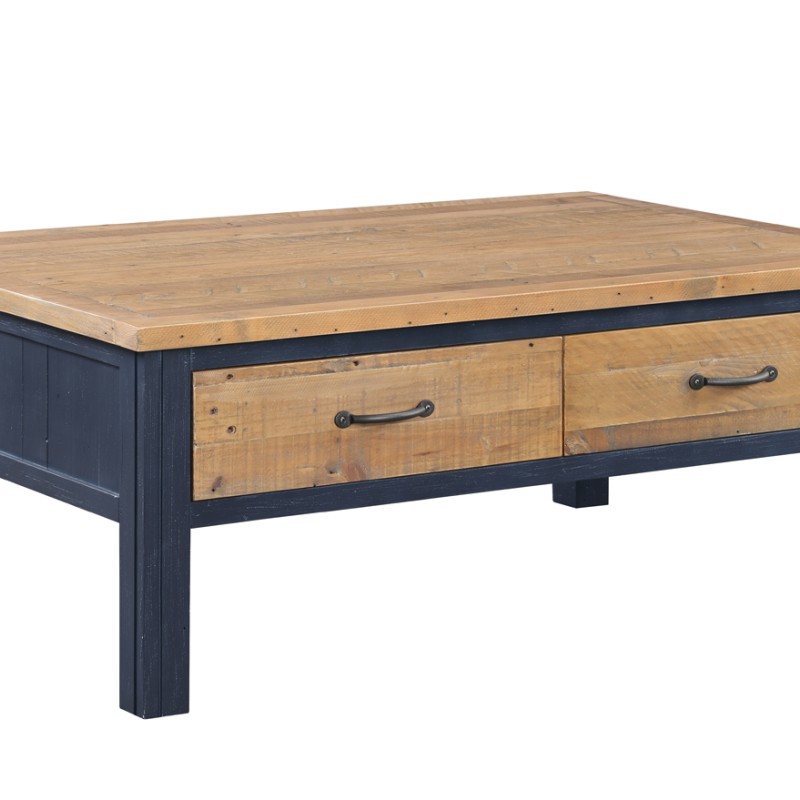 Splash of Blue - Coffee Table With Four Drawers