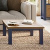 Splash of Blue - Low Square Coffee Table