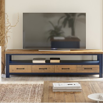 Splash of Blue - Super Sized Large Widescreen Television cabinet