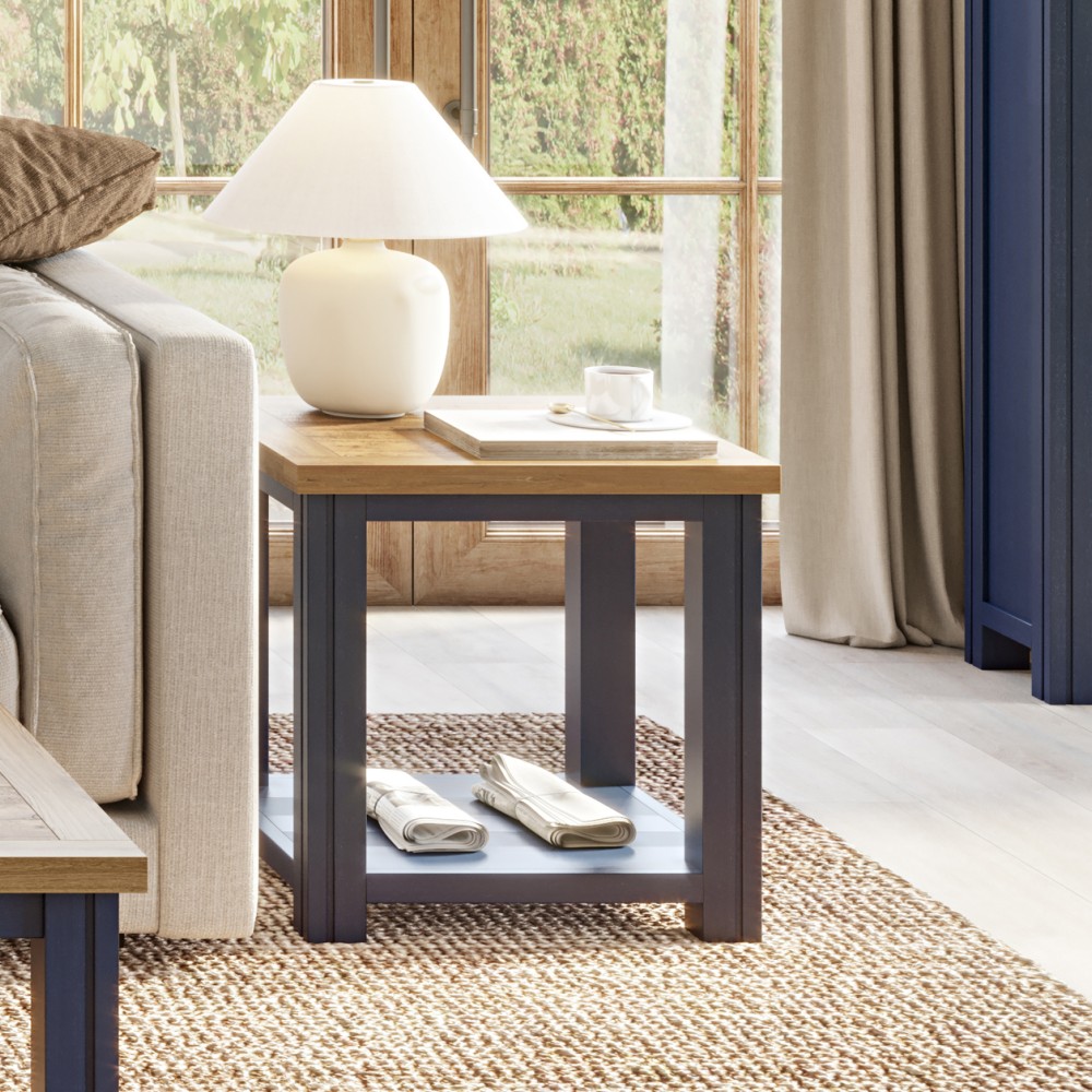 Splash of Blue - Lamp Table