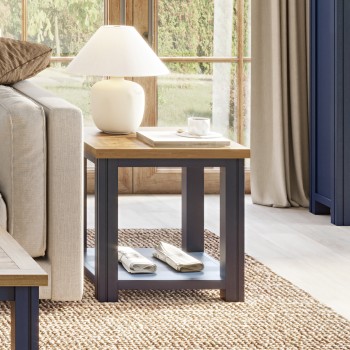 Splash of Blue - Lamp Table