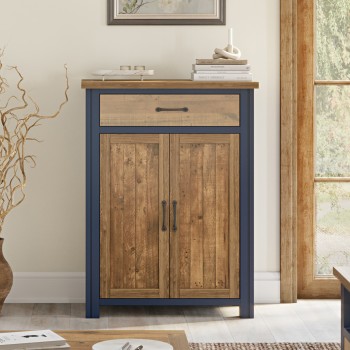 Splash of Blue - Shoe Storage Cupboard With Drawer