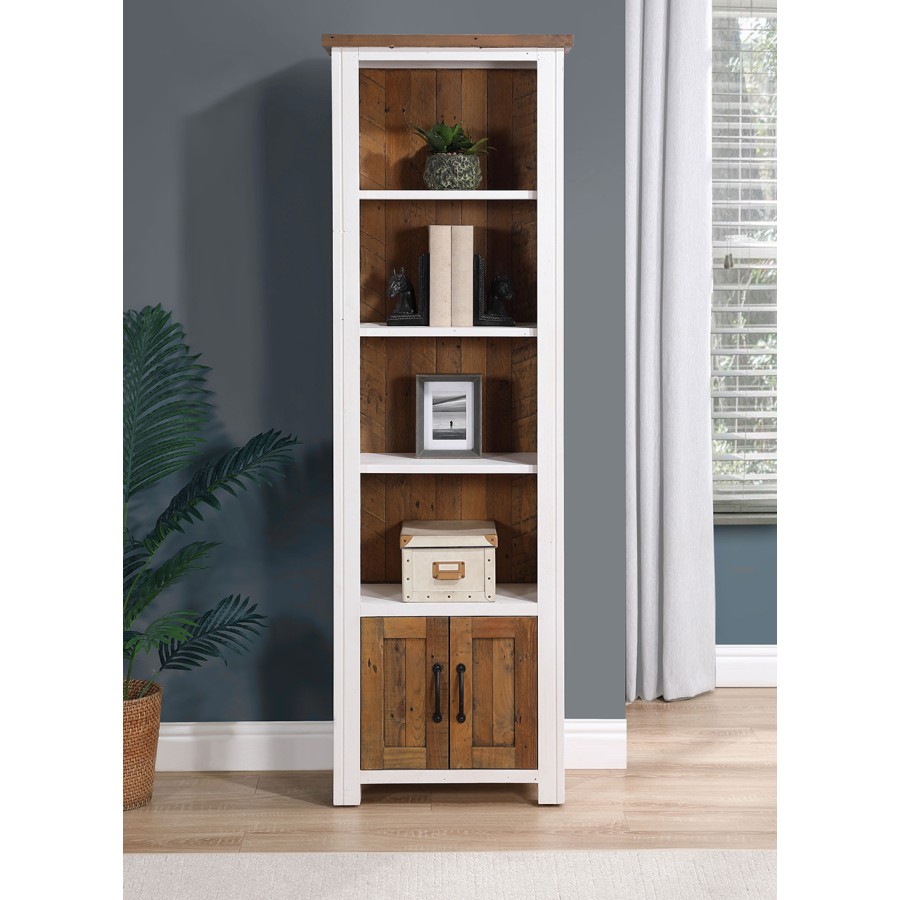 Splash of White - Narrow Bookcase Splash of White - Narrow Bookcase