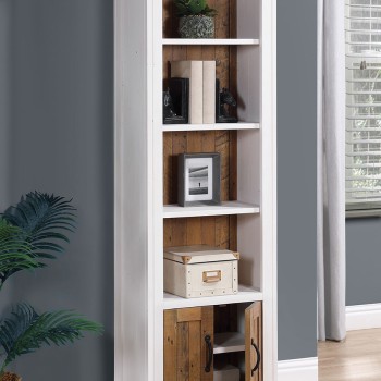 Splash of White - Narrow Bookcase