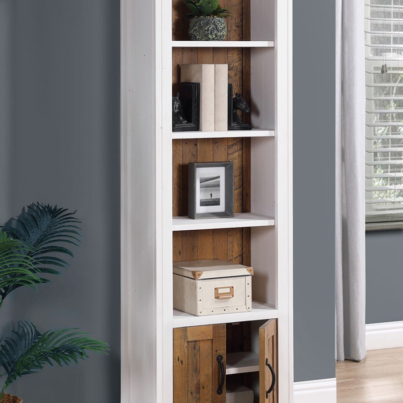 Splash of White - Narrow Bookcase