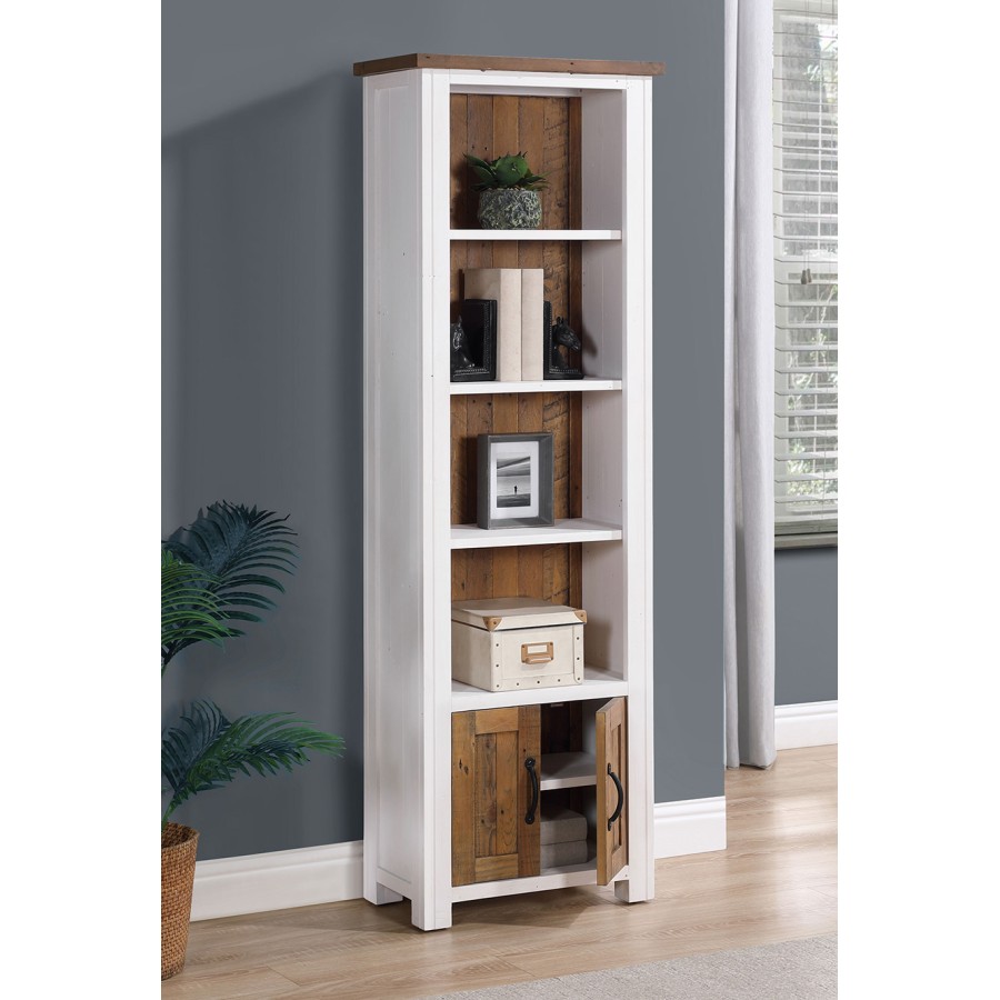 Splash of White - Narrow Bookcase Splash of White - Narrow Bookcase