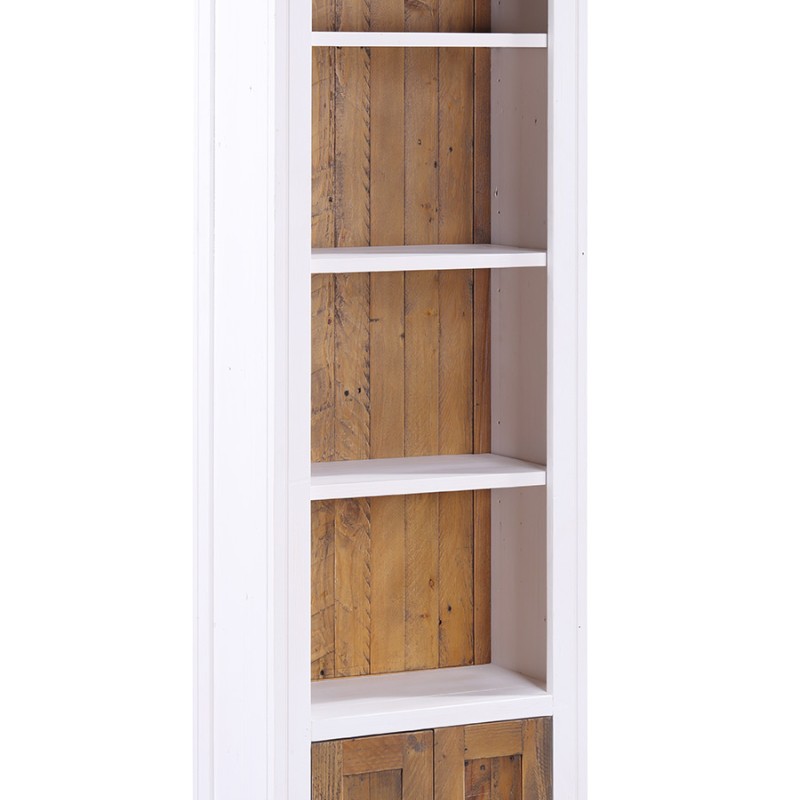 Splash of White - Narrow Bookcase