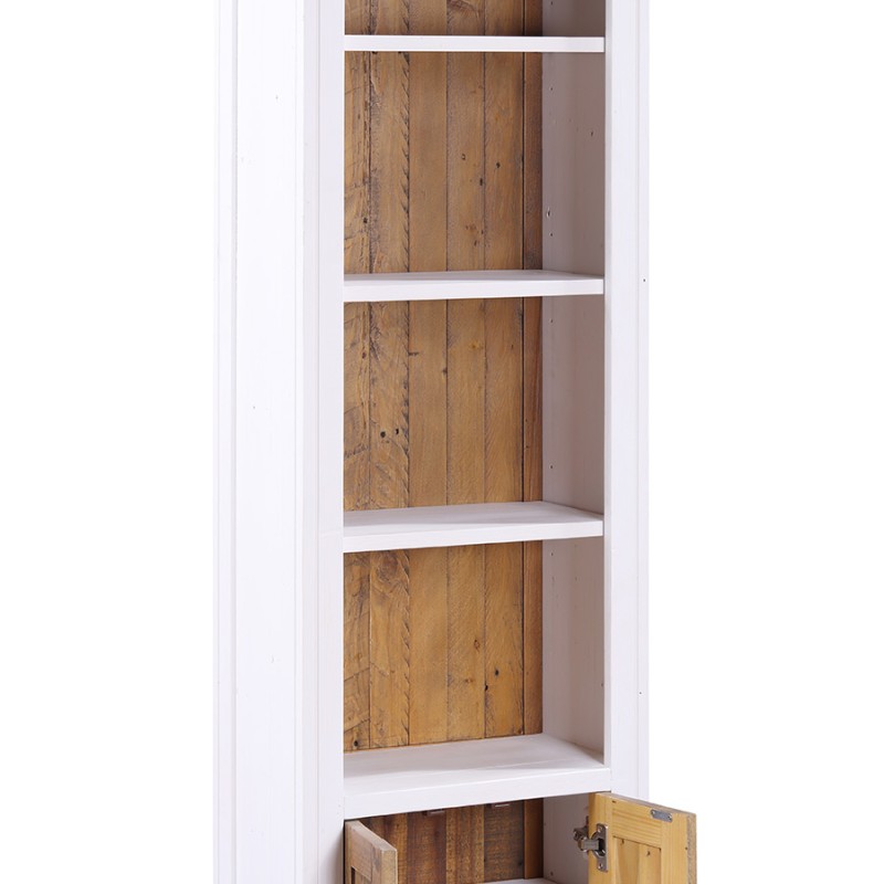 Splash of White - Narrow Bookcase