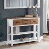 Splash of White - Low Bookcase / Console