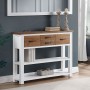 Splash of White - Low Bookcase / Console