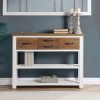 Splash of White - Low Bookcase / Console