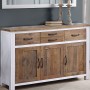 Splash of White 3 Door 4 Drawer Sideboard
