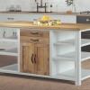 Splash of White - Kitchen Island