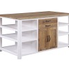 Splash of White - Kitchen Island