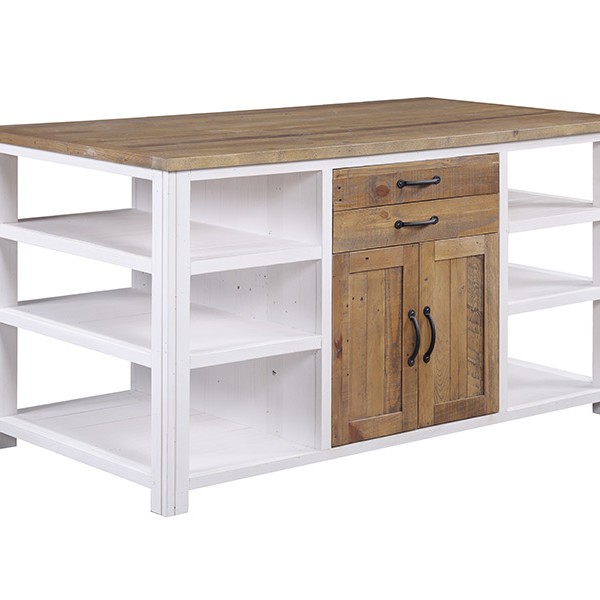 Splash of White - Kitchen Island