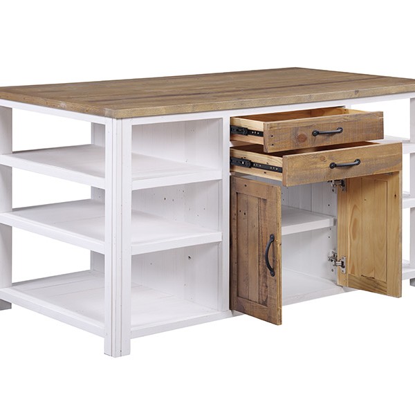 Splash of White - Kitchen Island