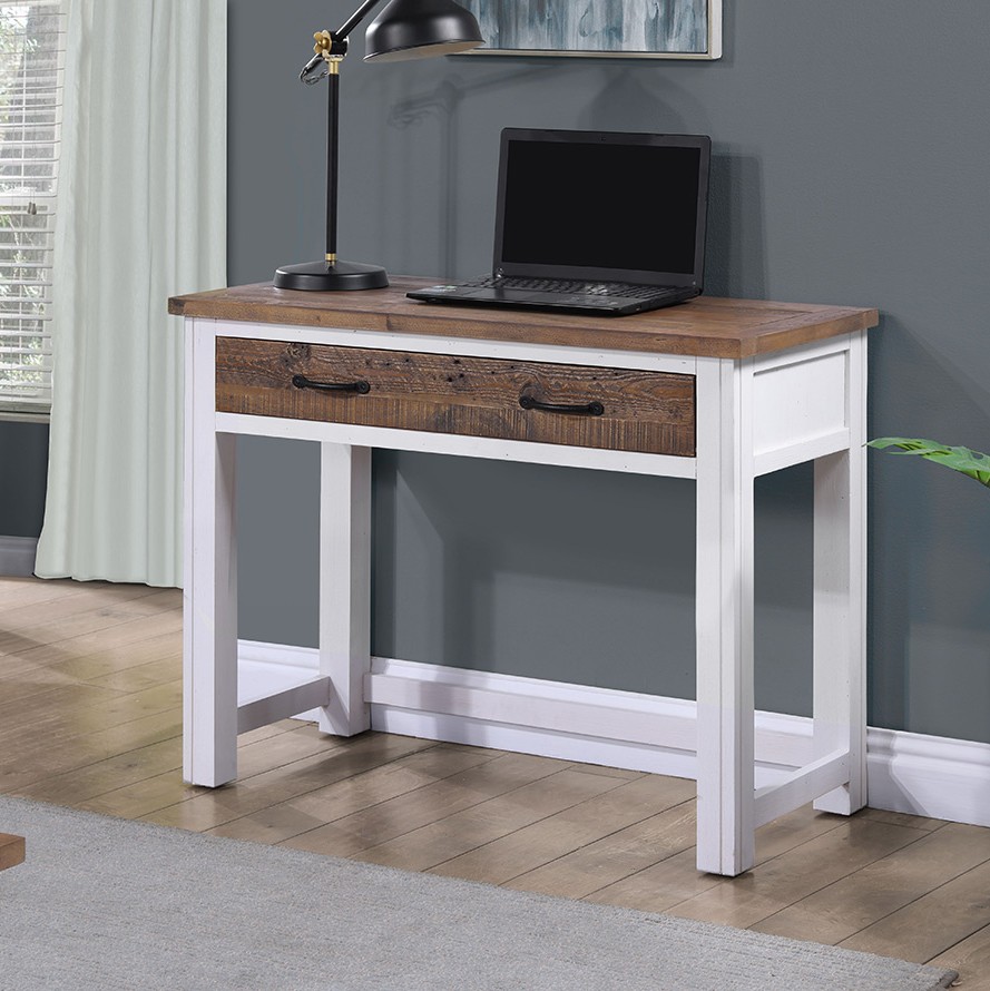 Splash of White - Hidden Spacesaver Desk