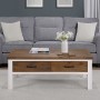 Splash of White - Coffee Table With Four Drawers