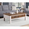 Splash of White - Coffee Table With Four Drawers
