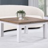 Splash of White - Low Square Coffee Table
