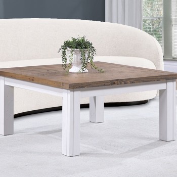Splash of White - Low Square Coffee Table