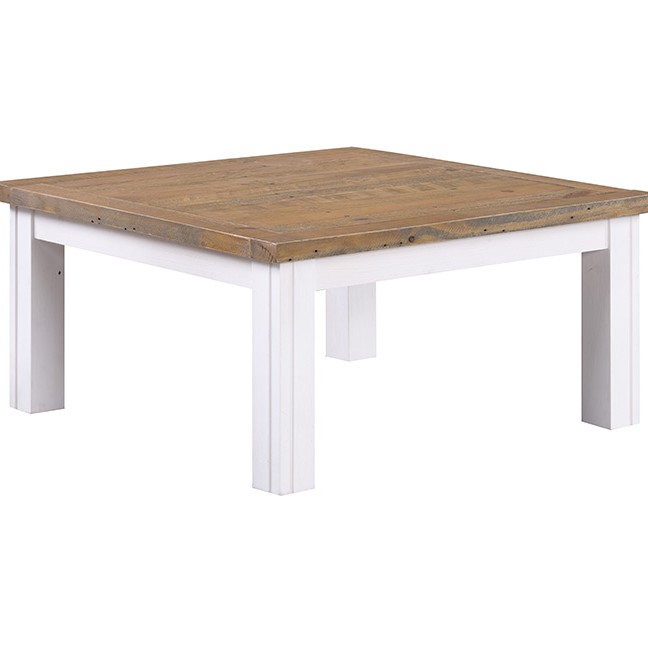 Splash of White - Low Square Coffee Table