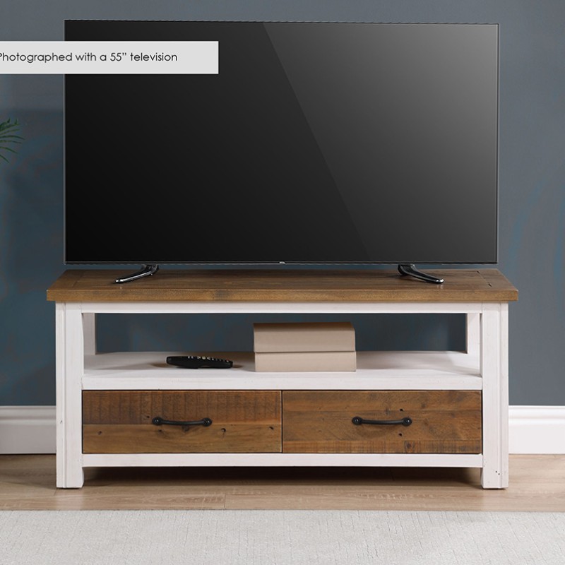 Splash of White - Widescreen Television Cabinet