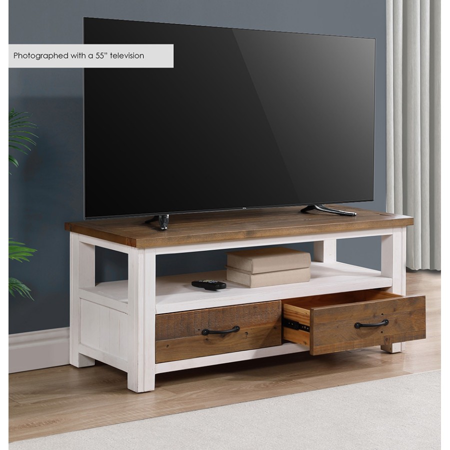 Splash of White - Widescreen Television Cabinet