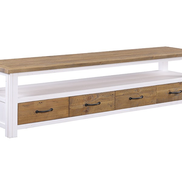 Splash of White - Super Sized Widescreen Television Cabinet