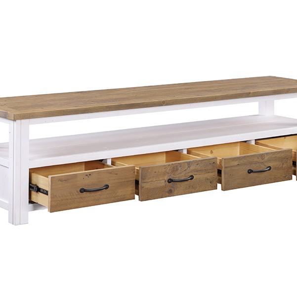 Splash of White - Super Sized Widescreen Television Cabinet