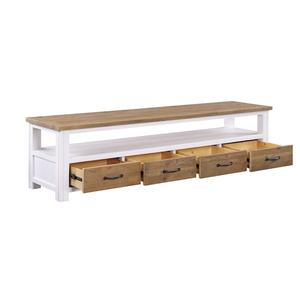Splash of White - Super Sized Widescreen Television Cabinet