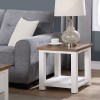 Splash of White - Lamp Table