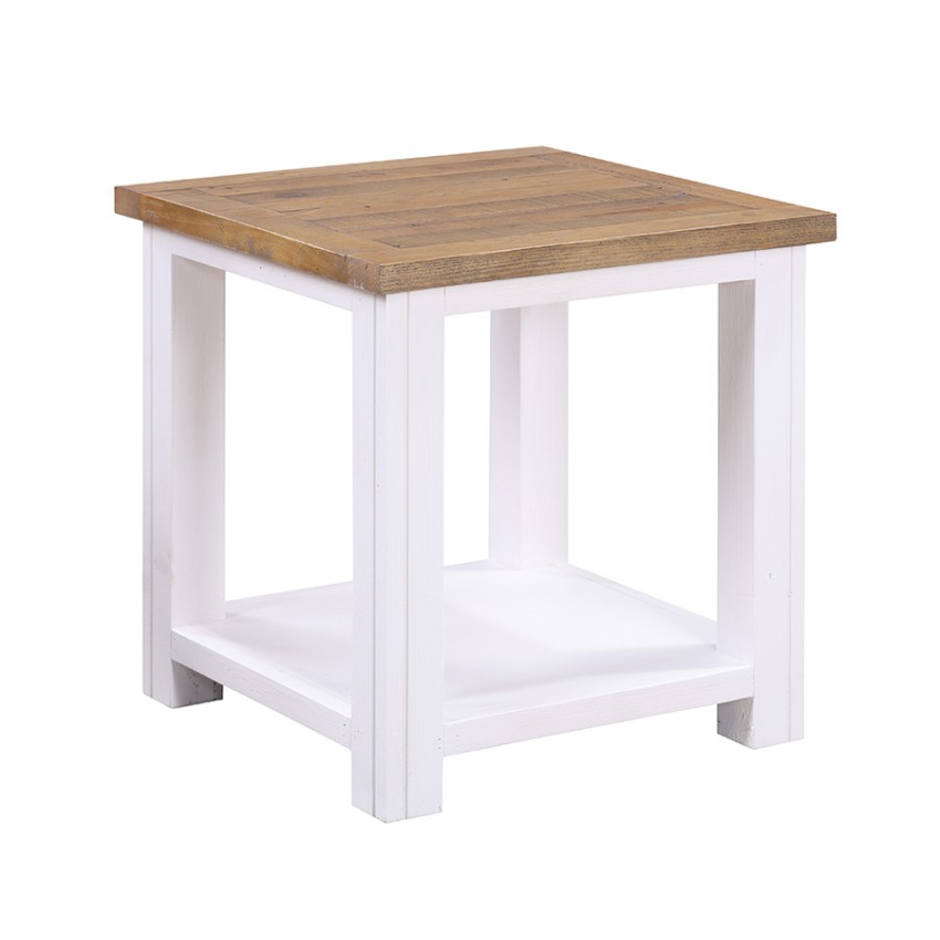 Splash of White - Lamp Table