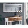 Splash of White - Extra Long Wall Mirror (Hangs Landscape & Portrait)