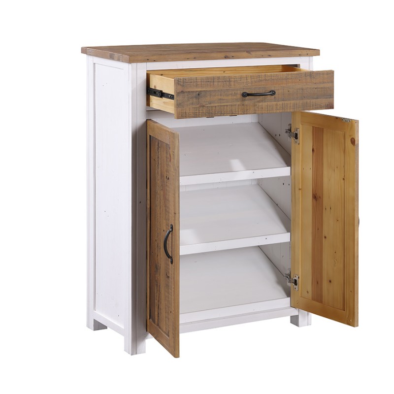 Splash of White - Shoe Storage Cupboard With Drawer