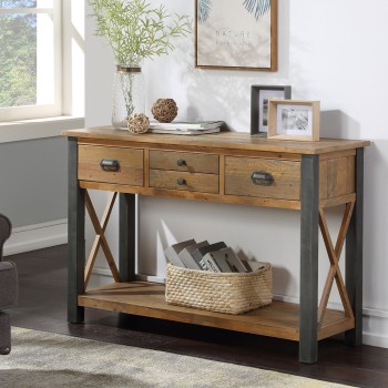 Urban Elegance - Reclaimed Console Table