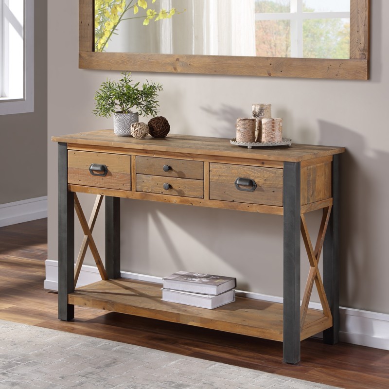 Urban Elegance - Reclaimed Console Table