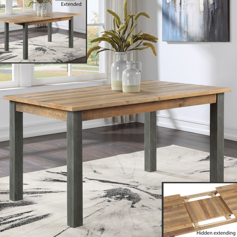 Urban Elegance - Reclaimed Extending Dining Table