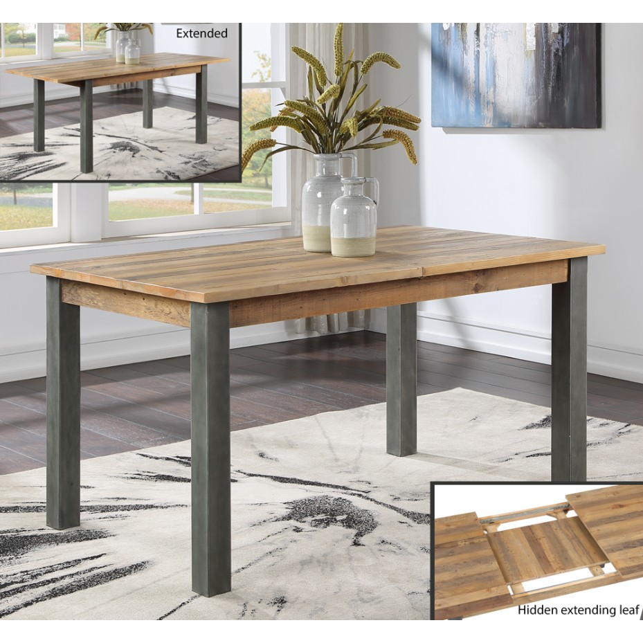 Urban Elegance - Reclaimed Extending Dining Table