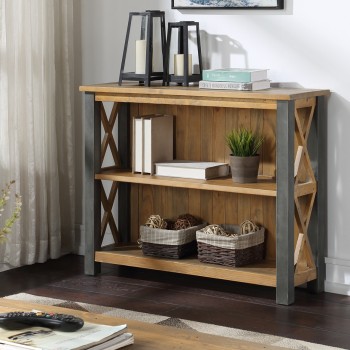 Urban Elegance - Reclaimed Low Bookcase