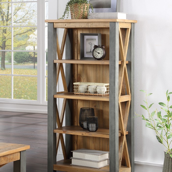 Urban Elegance - Reclaimed Small Bookcase