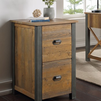 Urban Elegance - Reclaimed Two Drawer Filing Cabinet
