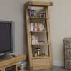 Z Oak Designer 1 Drawer Narrow Bookcase