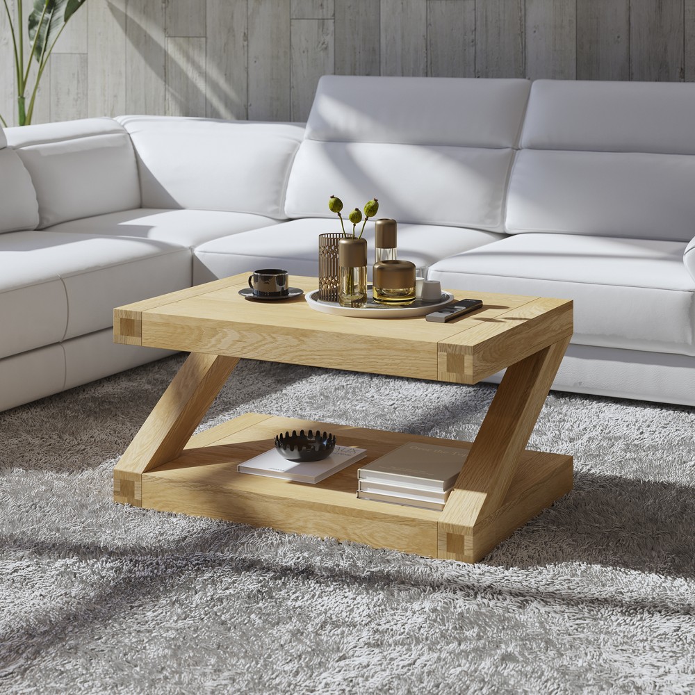 Z Oak Designer 3X2 Coffee Table