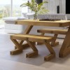 Z Oak Designer 4X3 Dining Table