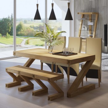Z Oak Designer 6X3 Dining Table
