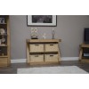 Z Oak Designer Basket Console Table 