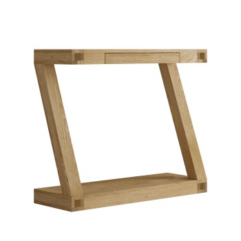 Z Oak Designer Console Table