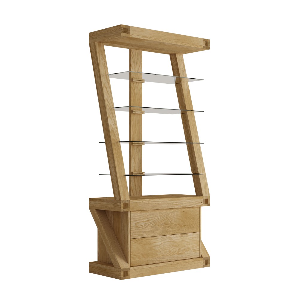 Z Oak Designer Display Cabinet Z Oak Designer Display Cabinet