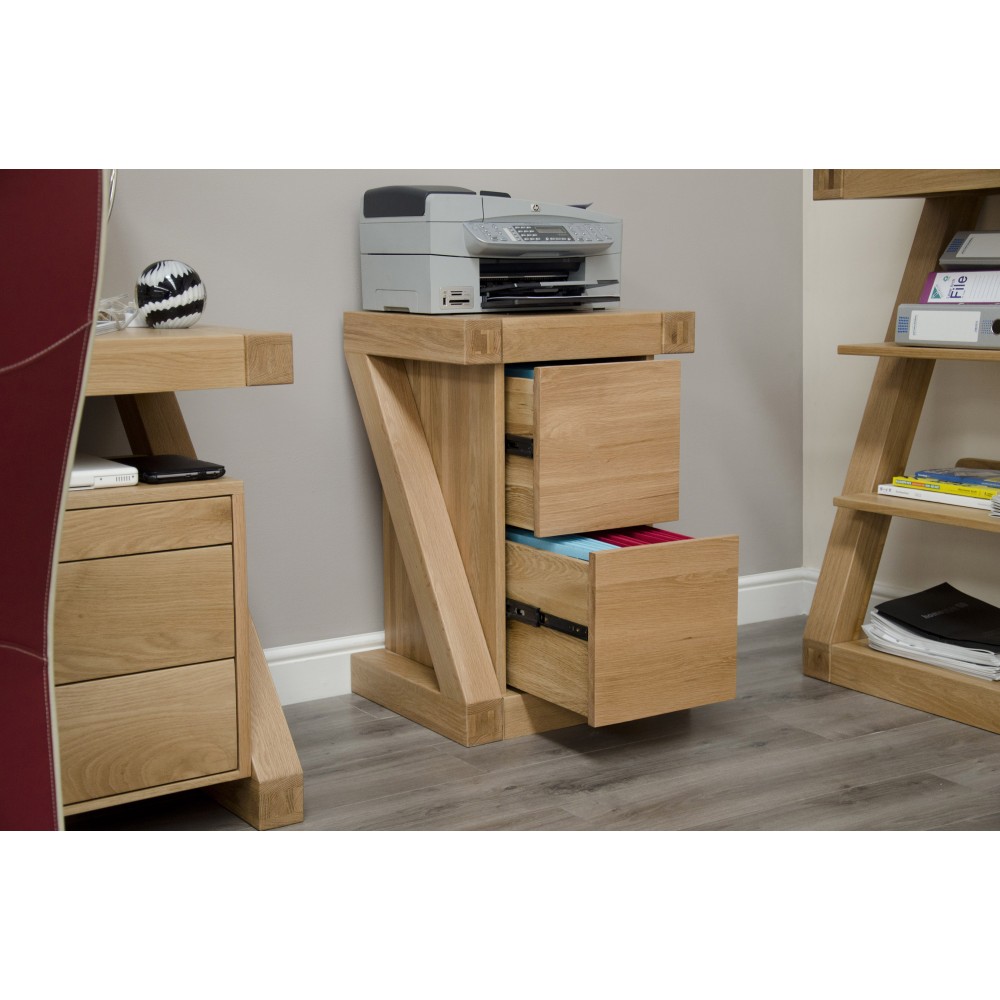 Z Oak Designer File Cabinet Z Oak Designer File Cabinet